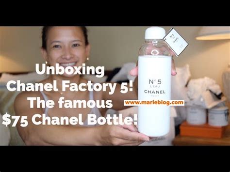 chanel factory 5 water bottle price|chanel no 5 bubble bath.